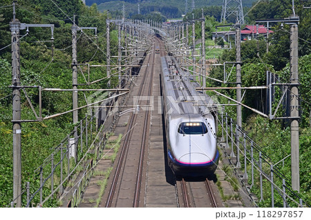 東北新幹線　那須塩原ー宇都宮　JR東日本　E2系　J71編成（仙台）　つばさ 118297857