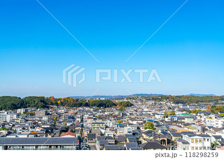 【奈良県】奈良県庁から見える奈良の街並み 118298259