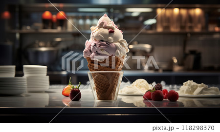 Indulge in the Sweetness: Gelato Paradise 118298370