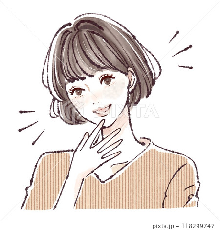 女性・女の子のイラスト素材 女性・女の子のイラスト素材 118299747