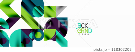 Trendy colorful circles, lines, arrows, triangles and other geometric shapes. Vector Illustration For Wallpaper, Banner, Background, Card, Book Illustration, landing page Trendy colorful circles, lines, arrows, triangles and other geometric shapes. Vector Illustration For Wallpaper, Banner, Background, Card, Book Illustration, landing page 118302205