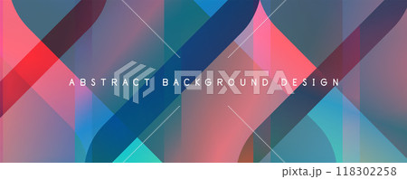 Trendy simple fluid color gradient abstract background with circles and shapes. Vector Illustration For Wallpaper, Banner, Background, Card, Book Illustration, landing page 118302258