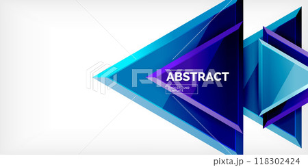 Triangle glass shapes geometric abstract background. Vector Illustration For Wallpaper, Banner, Background, Card, Book Illustration, landing page Triangle glass shapes geometric abstract background. Vector Illustration For Wallpaper, Banner, Background, Card, Book Illustration, landing page 118302424