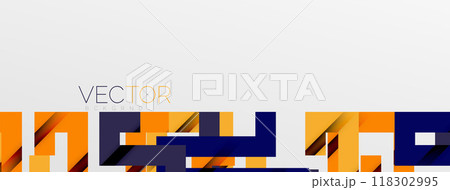 Color bend lines with shadow texture effect. Vector Illustration For Wallpaper, Banner, Background, Card, Book Illustration, landing page 118302995