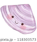 Watercolor seashell 118303573