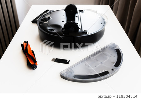 Spare parts for robot vacuum cleaner. Consumables for robot vacuum cleaner, complete kit for assembling a new vacuum cleaner Spare parts for robot vacuum cleaner. Consumables for robot vacuum cleaner, complete kit for assembling a new vacuum cleaner 118304314