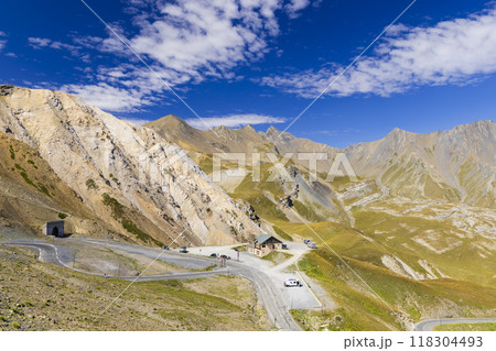 Landscape near Col du Galibier, Hautes-Alpes, France Landscape near Col du Galibier, Hautes-Alpes, France 118304493