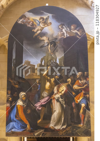 San Biagio church in Montepulciano, Tuscany, Italy 118304927