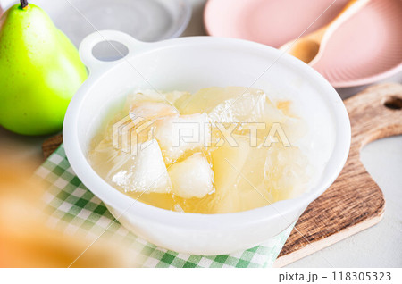 手作り洋ナシゼリー 118305323