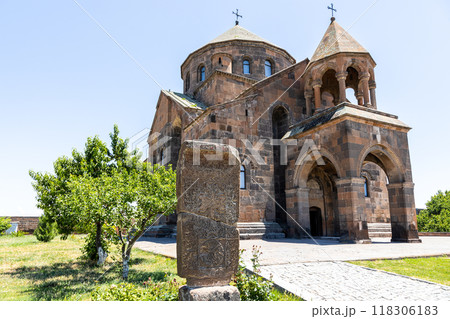 khachkar and St Hripsime Church in Armenia khachkar and St Hripsime Church in Armenia 118306183