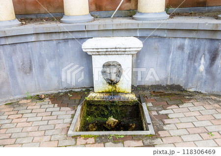 Matinov's water spring on street in Dilijan city Matinov's water spring on street in Dilijan city 118306469