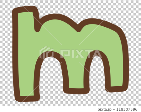 手描きのm 118307396