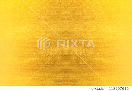 Shiny yellow leaf gold foil 118307616