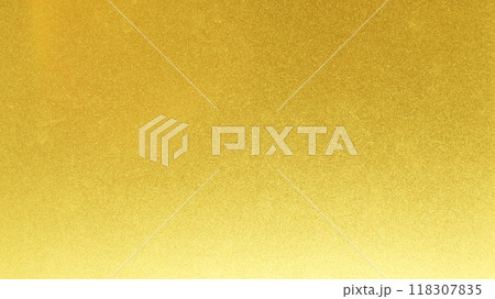 Shiny yellow leaf gold metall 118307835