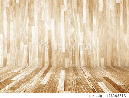 Wall and floor at an oblique angle 118308818