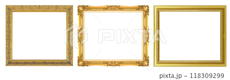 Gold  picture frame 118309299