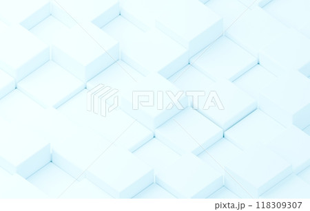 3D背景素材_四角形_水色 118309307