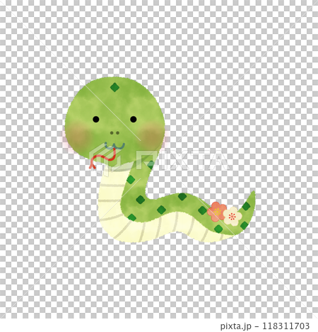 Snake watercolor style vector illustration Snake watercolor style vector illustration 118311703