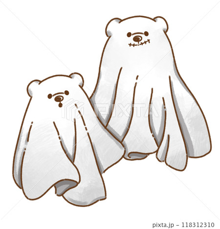 オルゴナイト くま ハロウィンおばけ ハロウィン/おばけのくまちゃんのイラスト素材 [118312310] - PIXTA