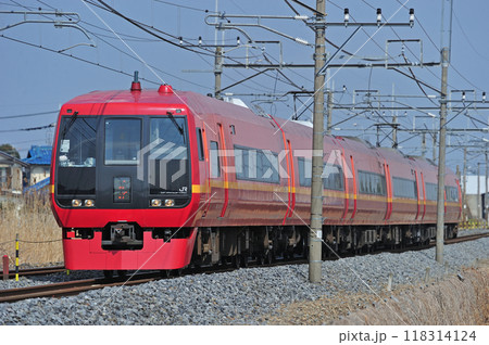 東北本線　東鷲宮ー栗橋　JR東日本　253系1000番台　OM-N01編成（大宮）　日光　きぬがわ 118314124