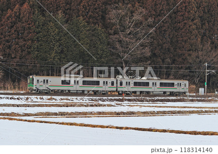 東北本線　久田野ー白河　JR東日本　701系　F2-512編成（仙台） 118314140