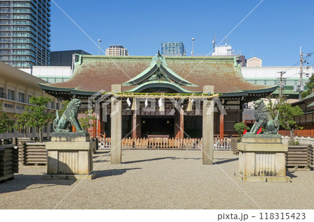 大阪・浪速区 今宮戎神社 拝殿 118315423
