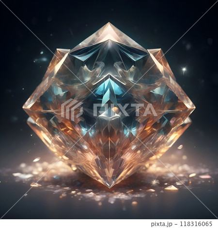 magical crystal quartz of energy around lightning background. Ai generated magical crystal quartz of energy around lightning background. Ai generated 118316065