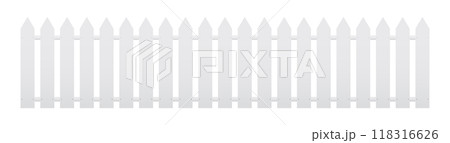 fence isolated on white background. Vector illustration fence isolated on white background. Vector illustration 118316626