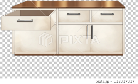 廚房板,左上方打開抽屜 廚房板,左上方打開抽屜 118317317