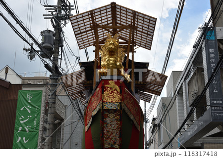 大船鉾 曳き初め 祇園祭 大船鉾 曳き初め 祇園祭 118317418