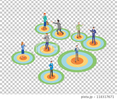 Personal space illustration 118317671