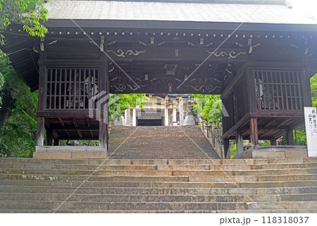 鞆の浦沼名前神社随神門-2 118318037
