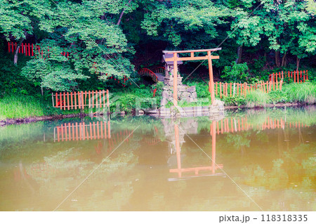 奈良県桜井市三輪所在するパワースポット八大竜王 辯財天 大神 龗神神社を撮影 118318335