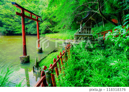 奈良県桜井市三輪所在するパワースポット八大竜王 辯財天 大神 龗神神社を撮影 奈良県桜井市三輪所在するパワースポット八大竜王 辯財天 大神 龗神神社を撮影 118318376