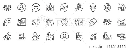 Icons pack as Medical mask, Safe time and Eco bike line icons for app include Medical analyzes, House security, Face protection outline thin icon web set. Love letter, Jobless. Vector Icons pack as Medical mask, Safe time and Eco bike line icons for app include Medical analyzes, House security, Face protection outline thin icon web set. Love letter, Jobless. Vector 118318553
