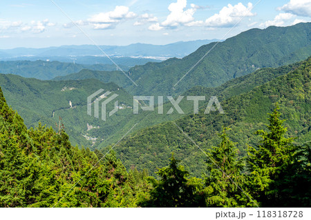 埼玉県秩父市 三峯神社 奥宮遥拝殿からの眺望 埼玉県秩父市 三峯神社 奥宮遥拝殿からの眺望 118318728