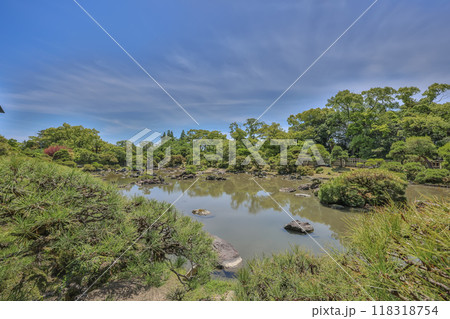 the zen garden at Yanagawa Ohana, japan May 17 2024 the zen garden at Yanagawa Ohana, japan May 17 2024 118318754
