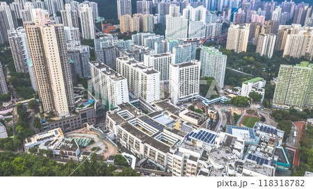 Hong Kong, Kowloon the Lok Fu district Aug 29 2024 Hong Kong, Kowloon the Lok Fu district Aug 29 2024 118318782