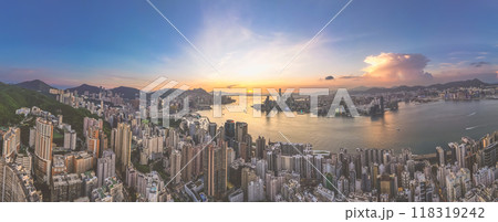 North Point ,Hong Kong and kowloon peninsula with Victoria harbor. North Point ,Hong Kong and kowloon peninsula with Victoria harbor. 118319242