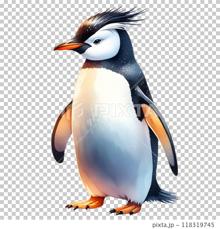 3d penguin 118319745