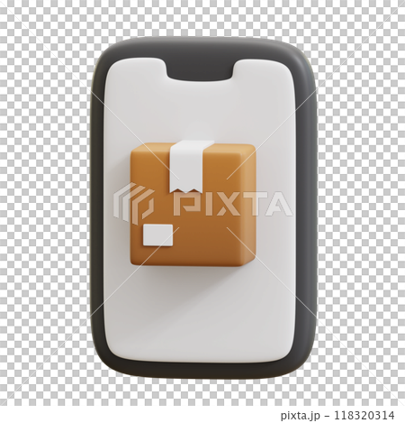Mobile Delivery 3D Illustrations 118320314