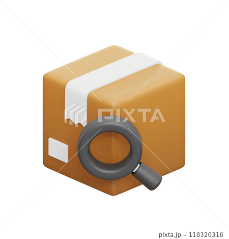 Search package 3D Illustrations Search package 3D Illustrations 118320316