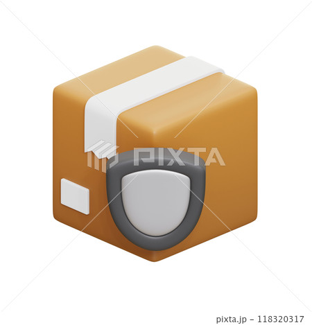 Delivery Protection 3D Illustrations Delivery Protection 3D Illustrations 118320317