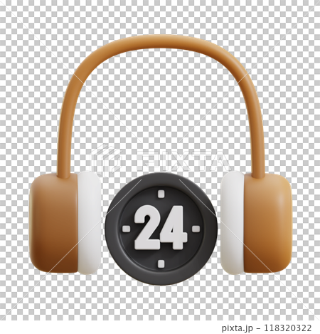 24 H Service 3D Illustrations 24 H Service 3D Illustrations 118320322