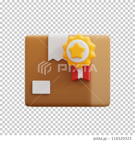 Quality Delivery 3D Illustrations 118320325