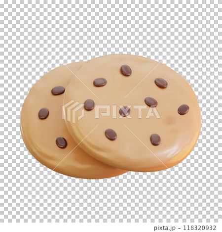 3D Cookies, 3D rendering 118320932