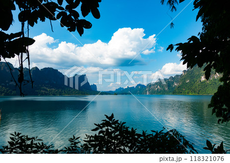 Tropical rainforest Mountain peak in Thailand, Beautiful archipelago islands Thailand Scenic mountains in the lake in Khao Sok National Park, Amazing nature landscape Tropical rainforest Mountain peak in Thailand, Beautiful archipelago islands Thailand Scenic mountains in the lake in Khao Sok National Park, Amazing nature landscape 118321076