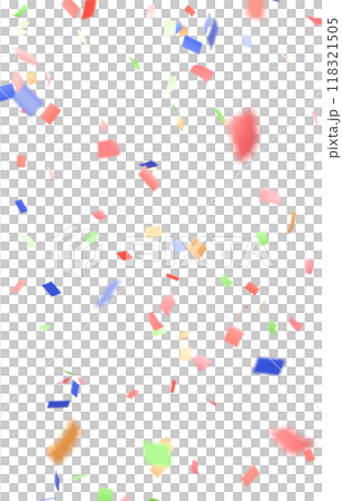 Background material _ confetti _ colorful Background material _ confetti _ colorful 118321505