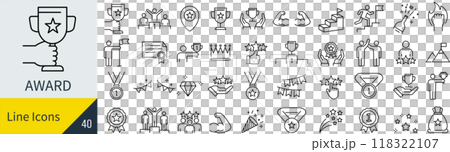 Awards Icon Set 118322107