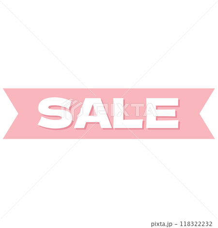 Pastel SALE icon for online shopping, grocery shopping, supermarket, brochure, price tag, print, discount sticker, campaign badge, ad template, promotion, marketing, business, web button 118322232